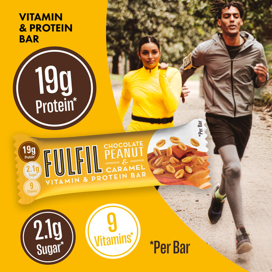 Chocolate Peanut And Caramel Protein Bar - 15x55g