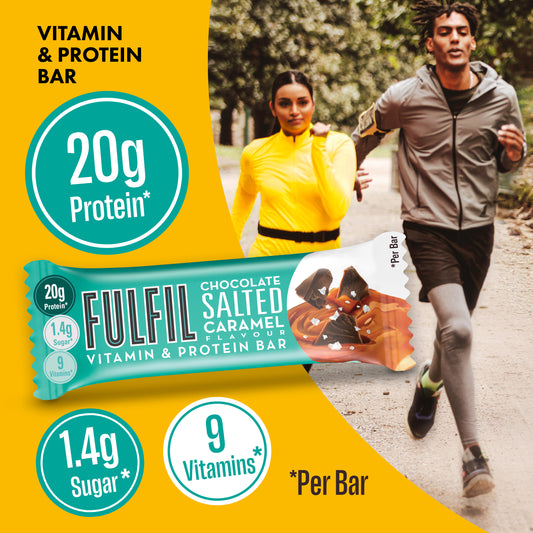 Chocolate Salted Caramel Protein Bar  - 15x55g