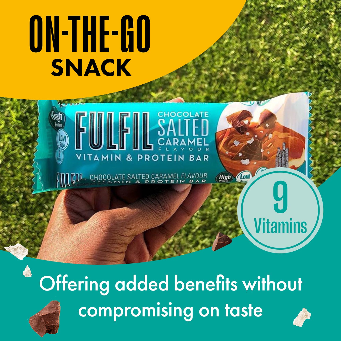 Chocolate Salted Caramel Protein Bar  - 15x55g