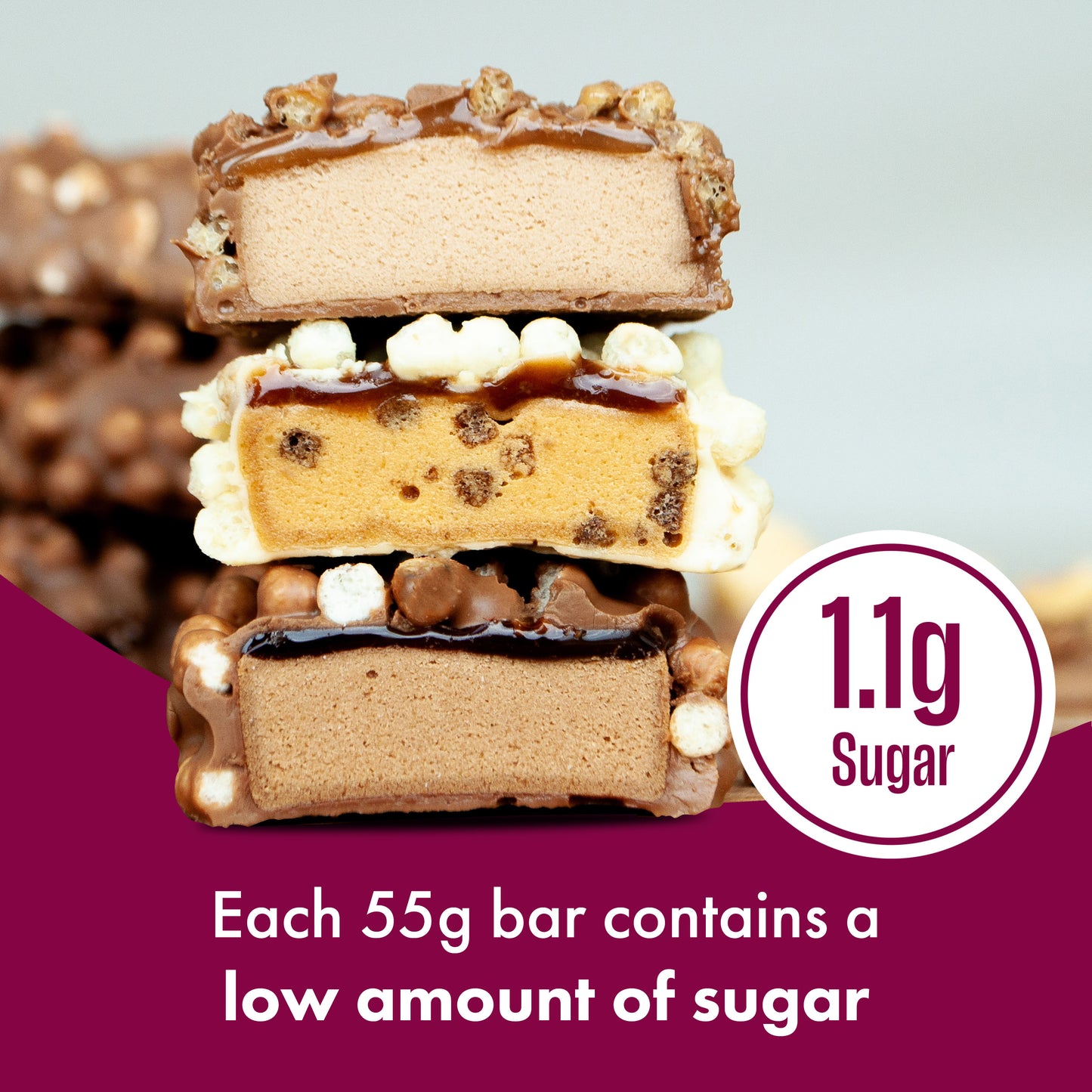 Chocolate Brownie Vitamin Protein Bar  - 15x55g