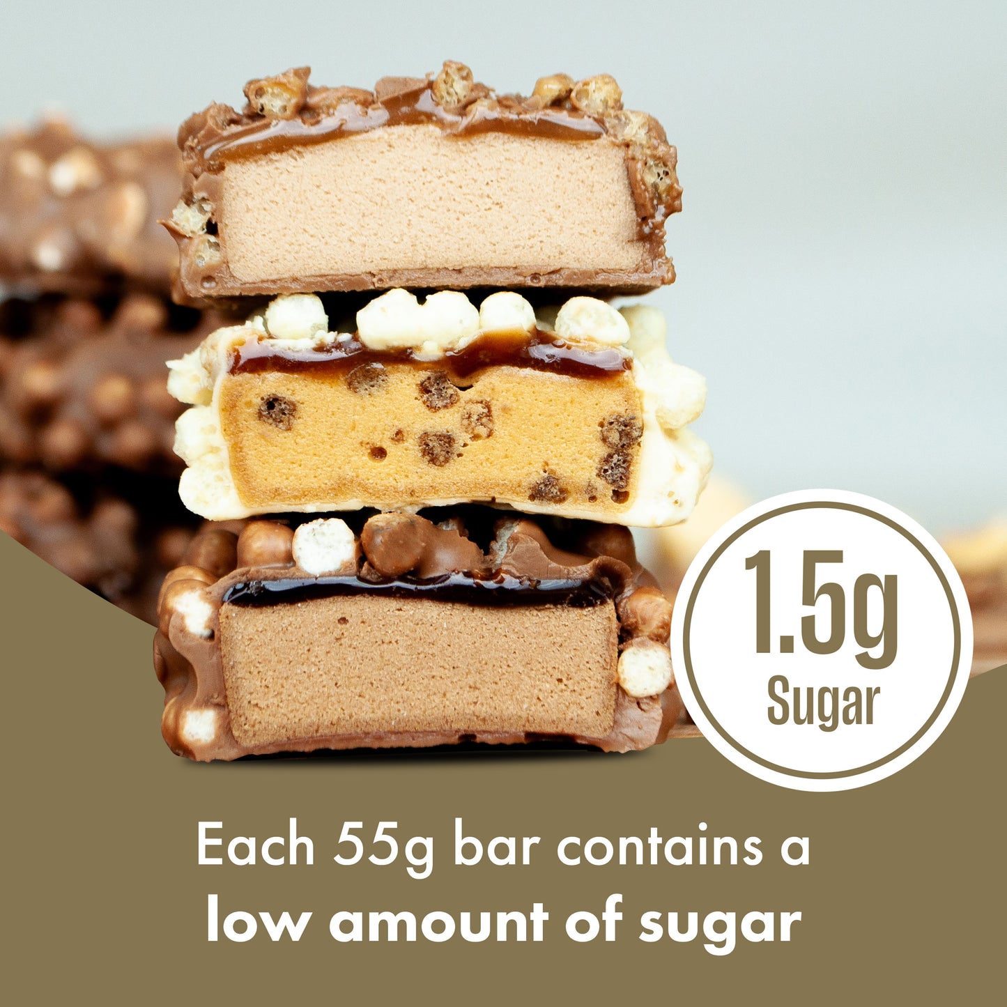 Chocolate Hazelnut Whip Protein Bar  - 15x55g