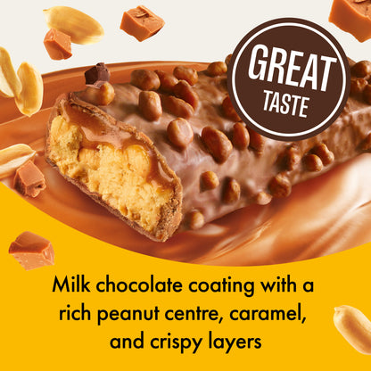 Chocolate Peanut And Caramel Protein Bar  - 15x55g