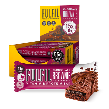 Chocolate Brownie Vitamin Protein Bar  - 15x55g