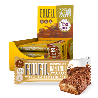 Chocolate Hazelnut Whip Protein Bar  - 15x55g