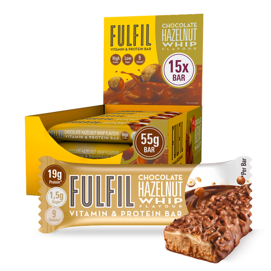 Chocolate Hazelnut Whip Protein Bar  - 15x55g