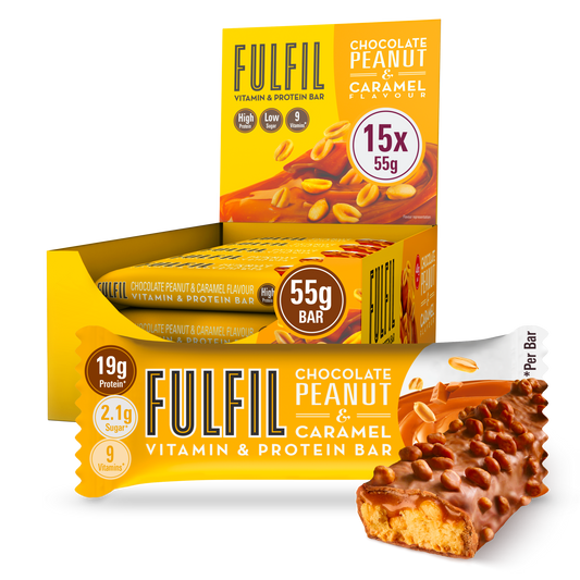 Chocolate Peanut And Caramel Protein Bar  - 15x55g
