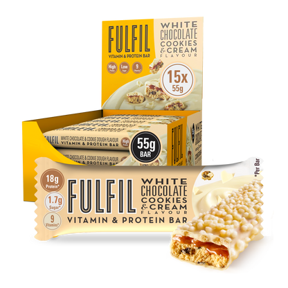 White Chocolate Cookie Protein Bar  - 15x55g