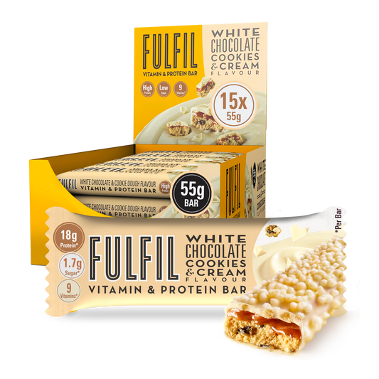 White Chocolate Cookie Protein Bar  - 15x55g